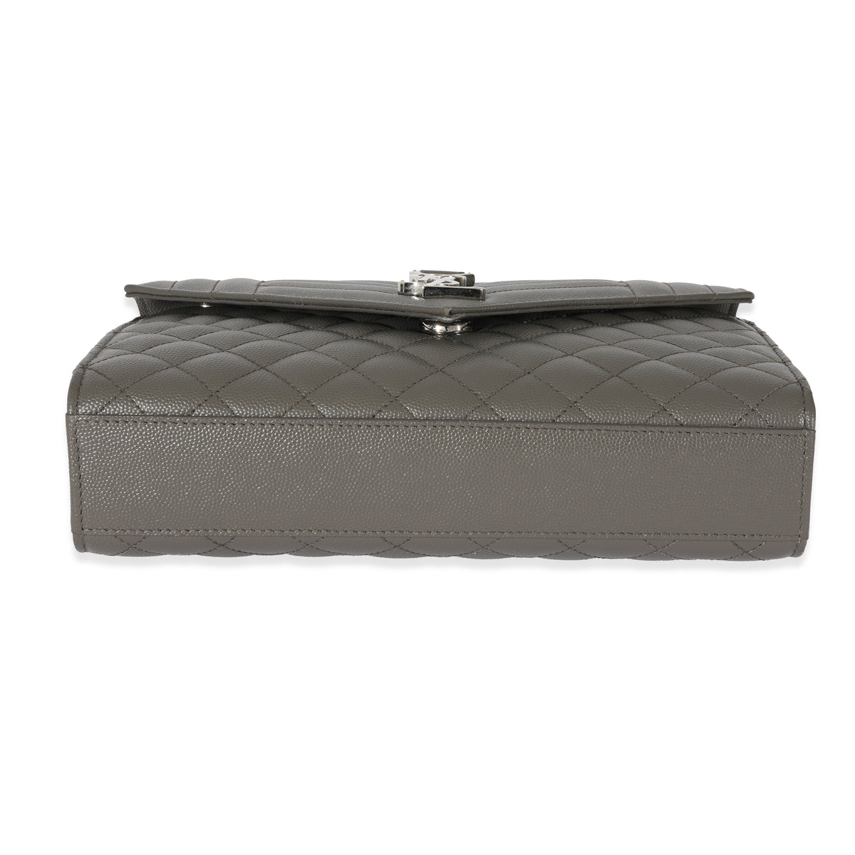 Grey Grain De Poudre Medium Envelope In Mix Flap Bag