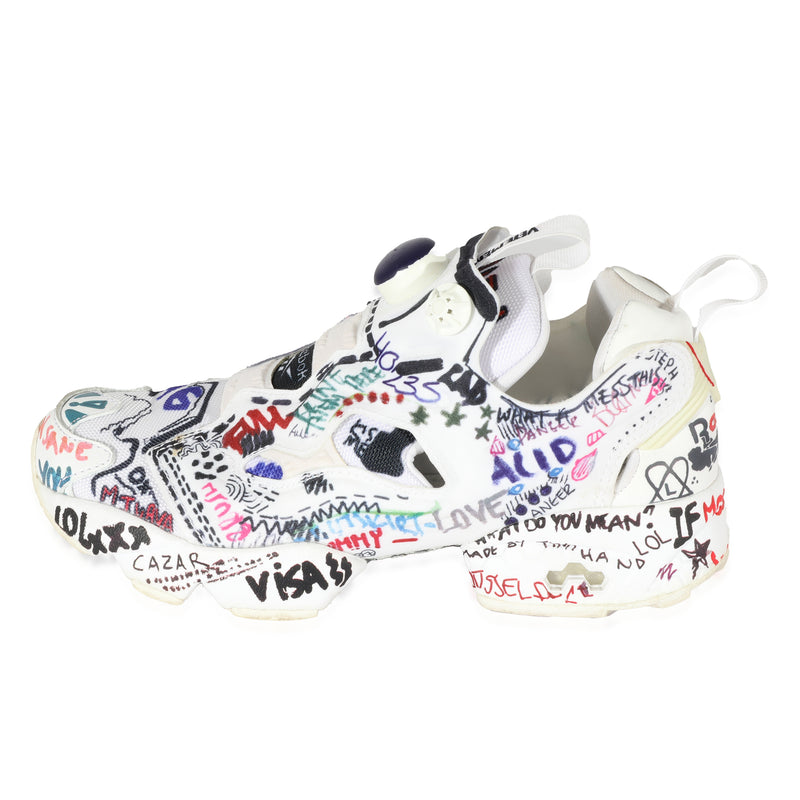 Reebok Vetements x InstaPump Fury 'Graffiti   White' fv