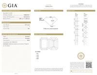 GIA Certified 2.07 Ct Emerald cut I VS2 Loose Diamond