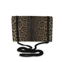 Brocade Leopard Kate Bag