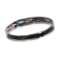 Blue Pink Printed Enamel Narrow Bracelet 67