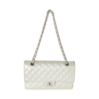 Chanel 21K Glitter Caviar Medium Classic Double Flap Handbag Handbag bv