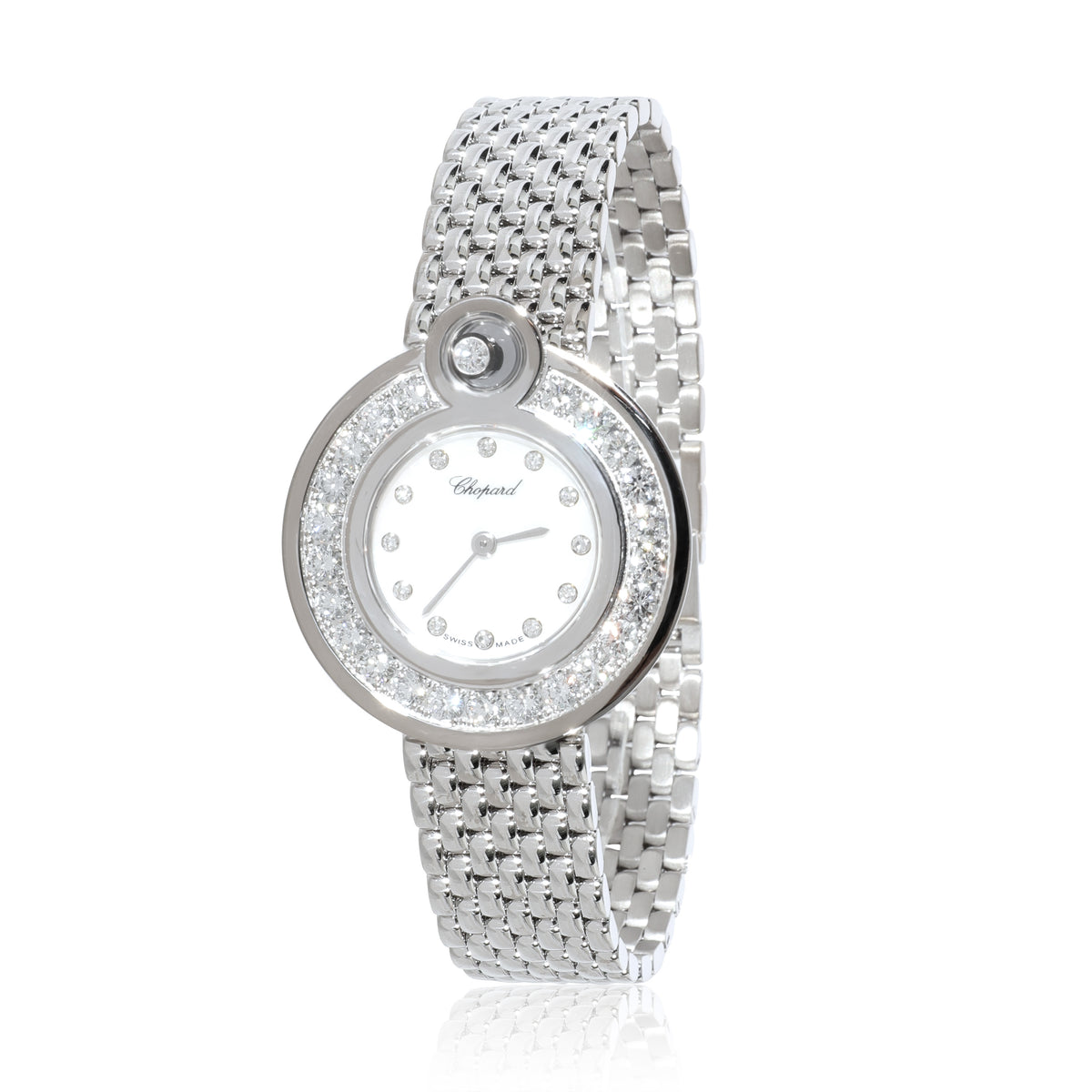 Happy Diamond 204407-1003 Womens Watch in 18kt White Gold