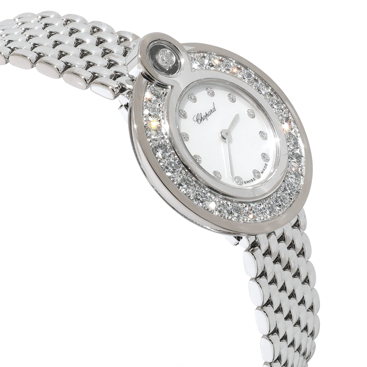 Happy Diamond 204407-1003 Womens Watch in 18kt White Gold