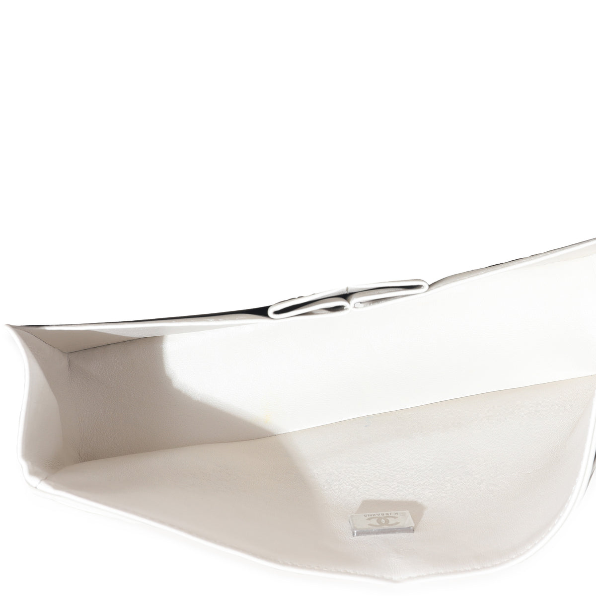 Chanel 22C Neutral Chevron Calfskin Small Classic Flap Handbag ad1