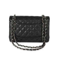 Black Caviar Jumbo Classic Double Flap Bag