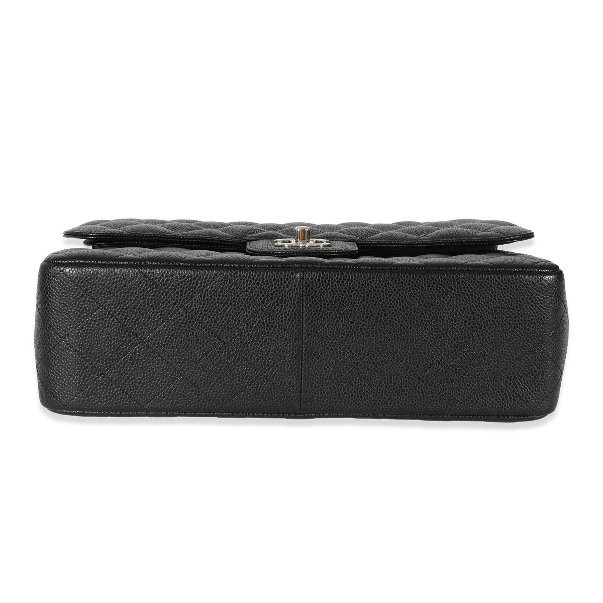 Black Caviar Jumbo Classic Double Flap Bag