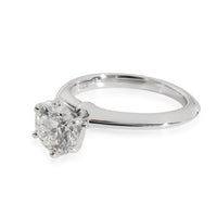 Diamond Engagement Solitaire Ring in Platinum H VS2 1.39 CT