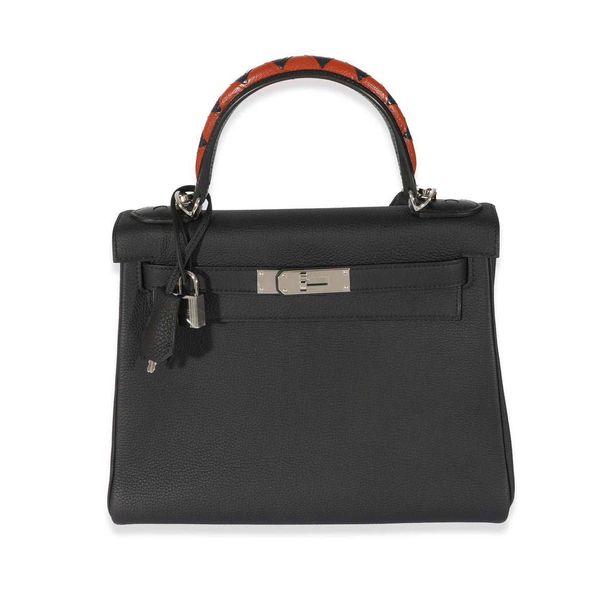 Black Togo Bleu Indigo Cuivre Chevre Au Galop Retourne Kelly 28 PHW