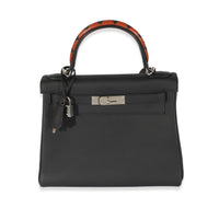 Black Togo Bleu Indigo Cuivre Chevre Au Galop Retourne Kelly 28 PHW