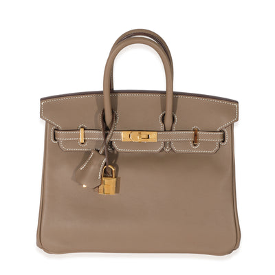 Etoupe Swift Birkin 25 GHW