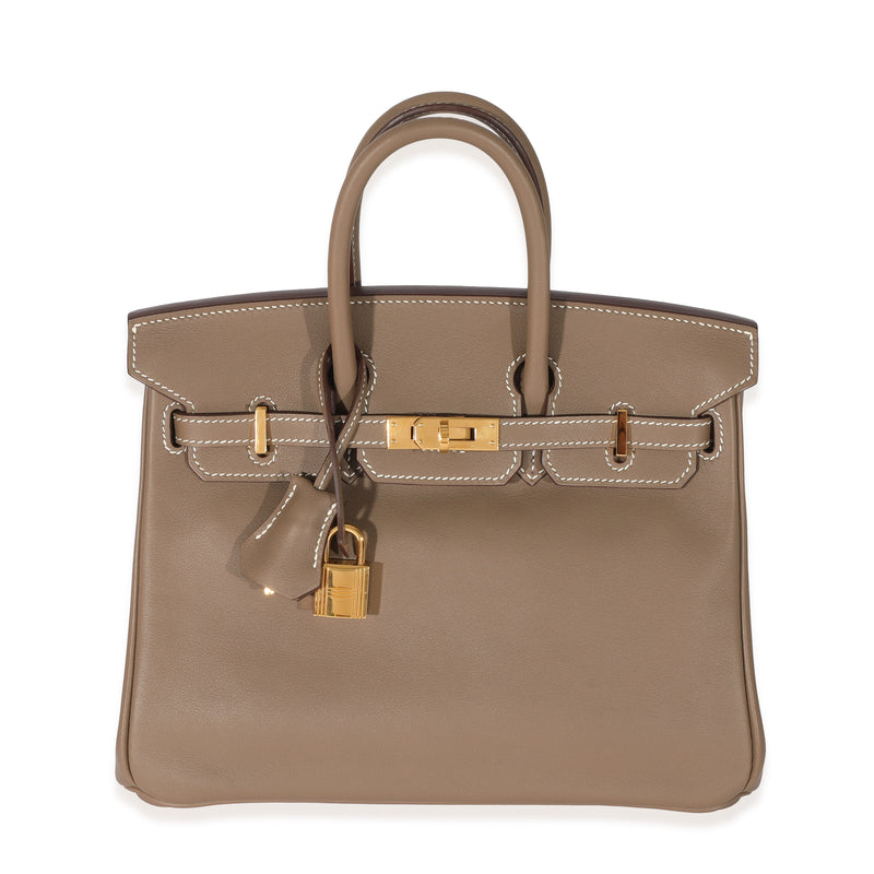 Etoupe Swift Birkin 25 GHW