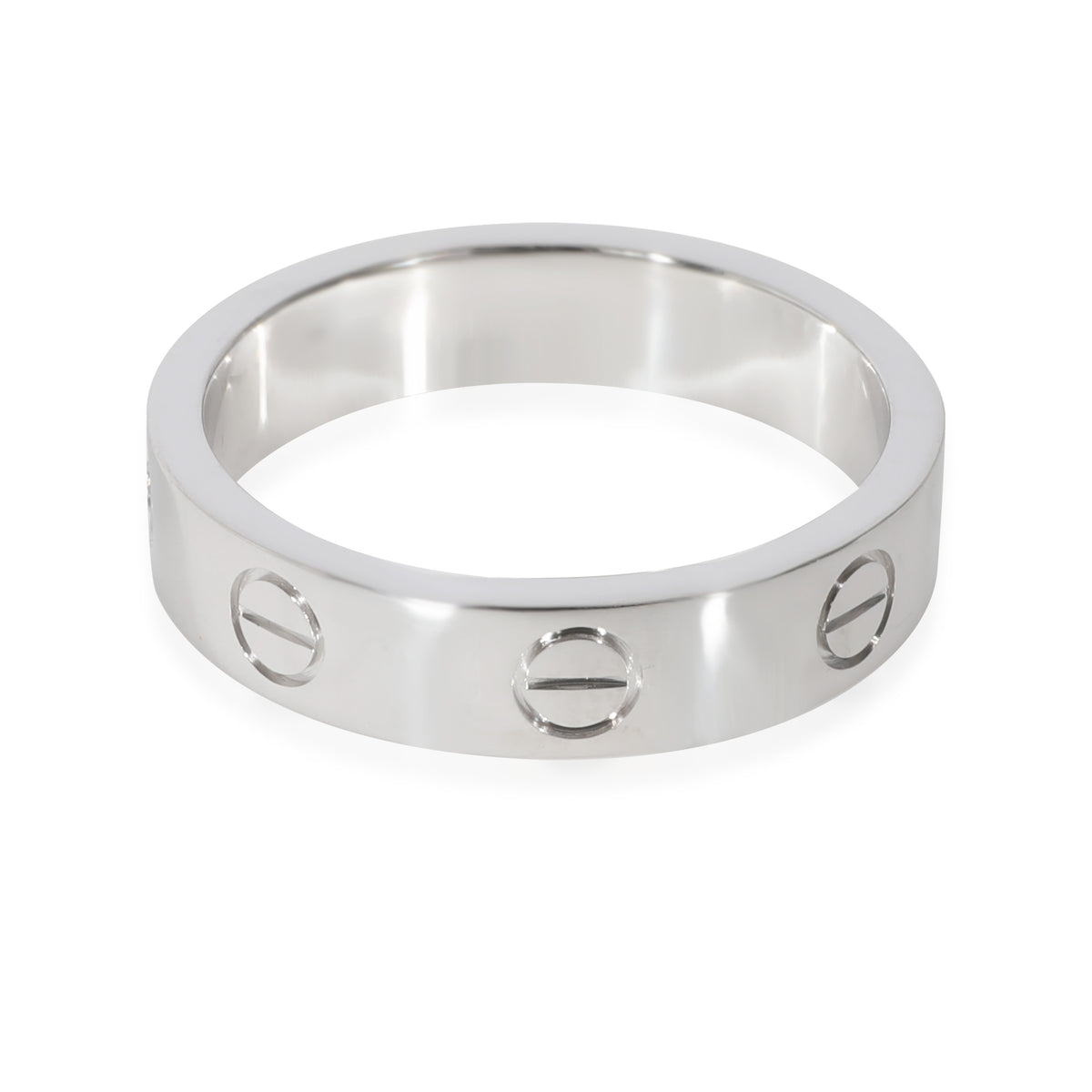 Love Wedding Band, 1 Diamond (White Gold)