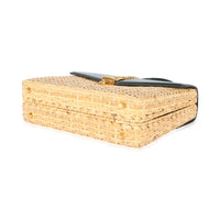 Gucci Small Sylvie Wicker Top Handle Bag Handbag box