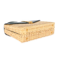 Gucci Small Sylvie Wicker Top Handle Bag Handbag clasp