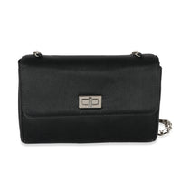 Chanel Black Satin Vintage Reissue Mini Flap