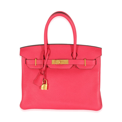 Clemence Rose Extreme Birkin 30 GHW