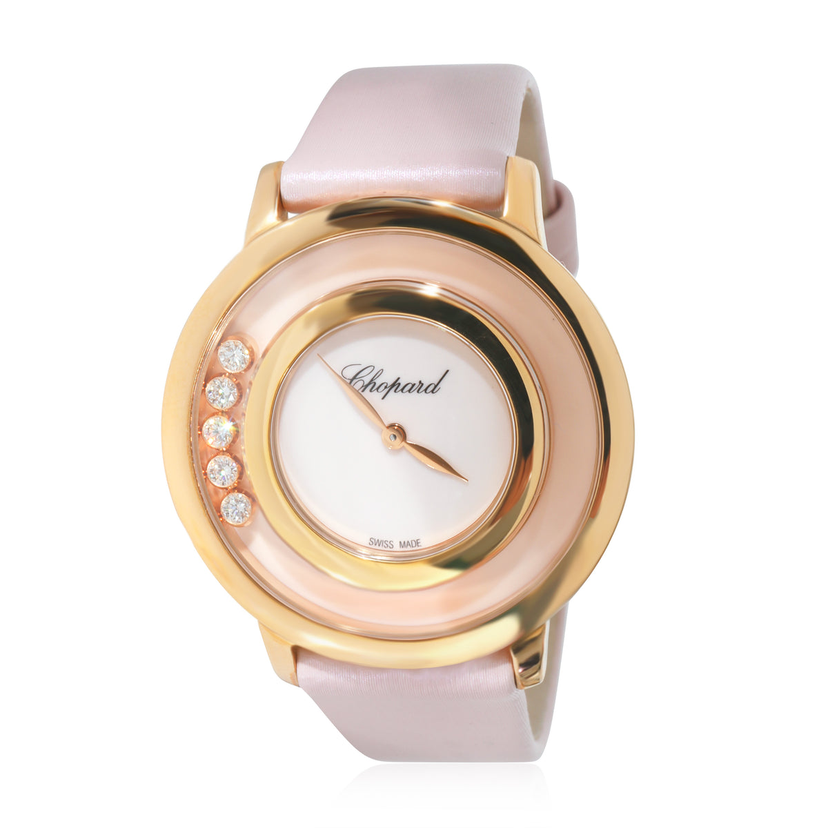 Happy Diamonds 209429-5106 Womens Watch in 18kt Rose Gold