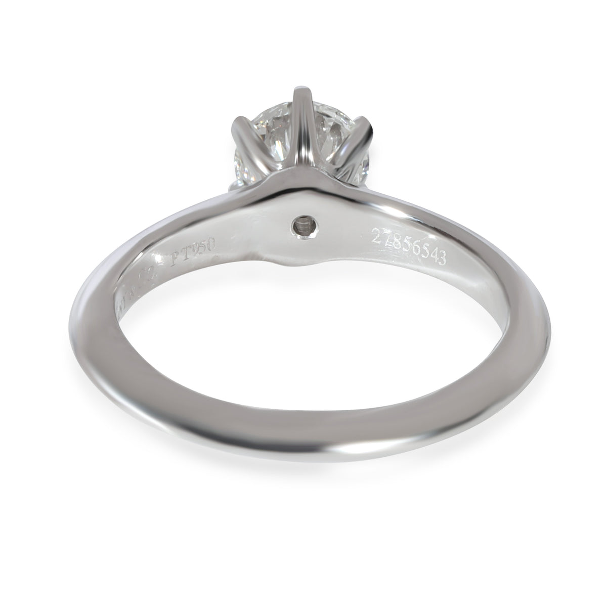 Tiffany & Co. 0.93 ct Round Brilliant Diamond Engagement Ring bv