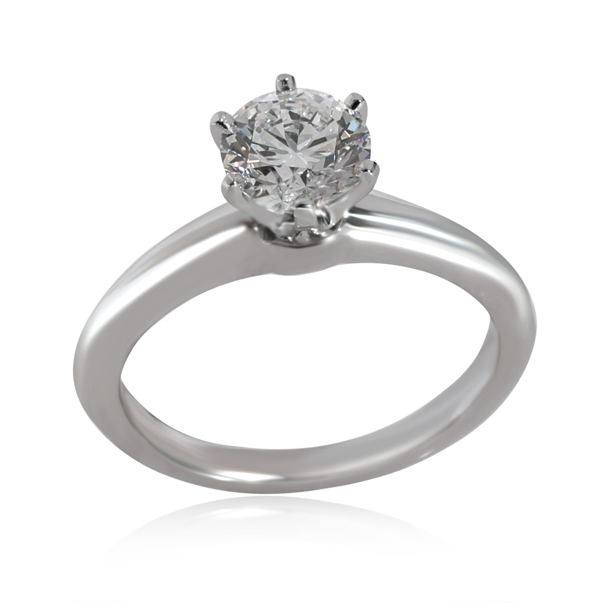 0.93 ct Round Brilliant Diamond Engagement Ring