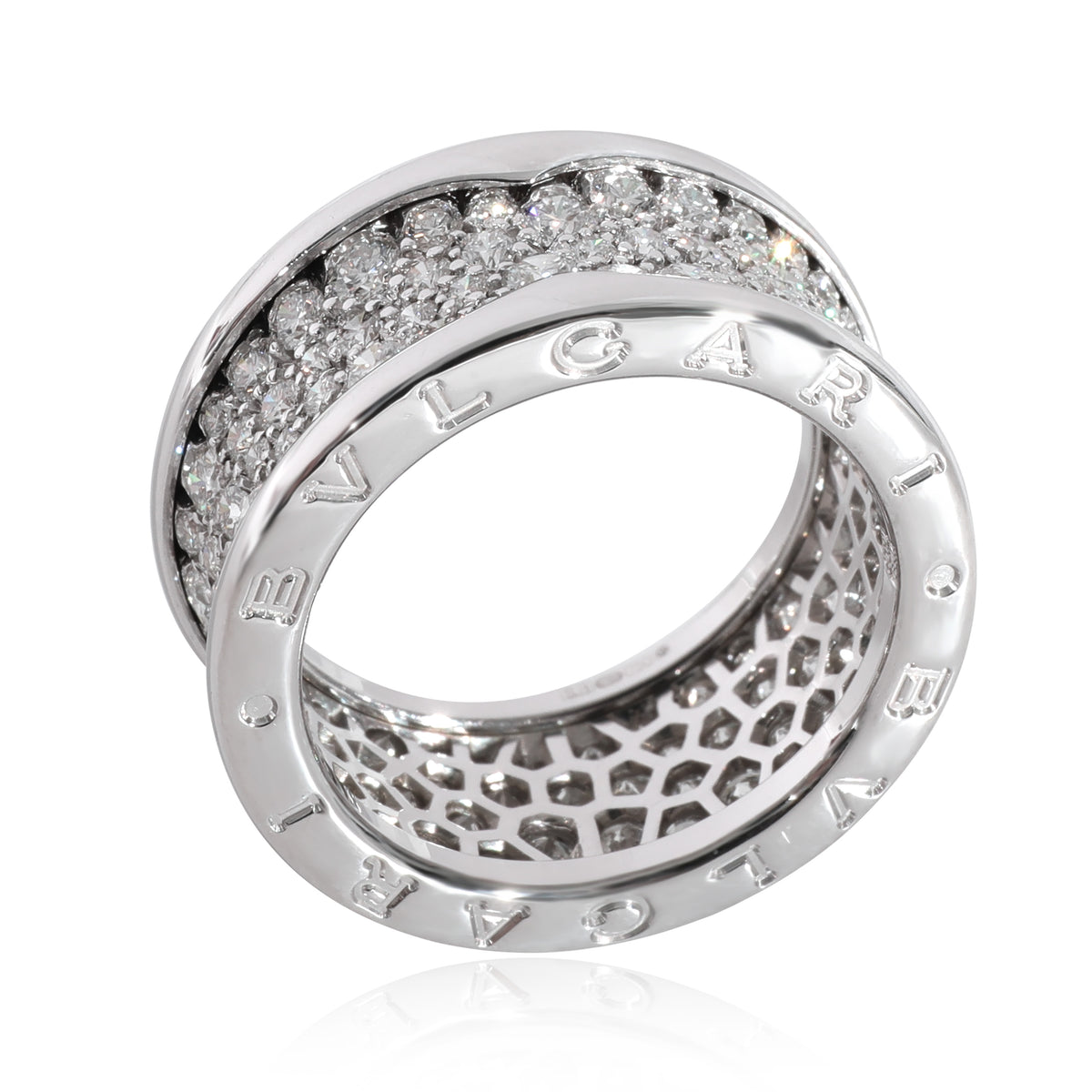 B.zero1 Diamond Ring in 18k White Gold 2.24 CTW