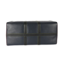 Marine Epi Leather Patchwork Graphite Keepall 50