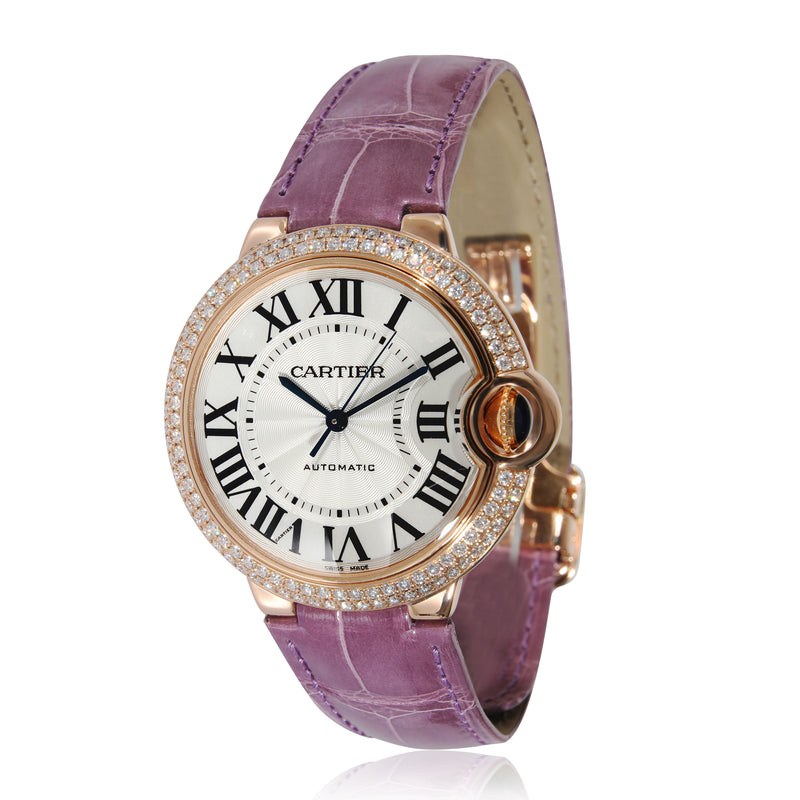 Cartier Ballon Bleu WJBB0009 Unisex Watch in 18kt Rose Gold