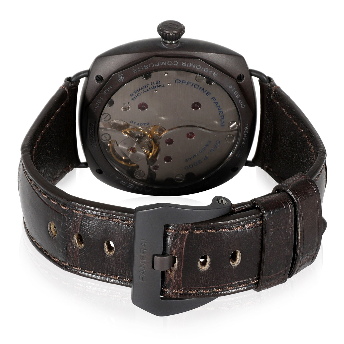 Panerai Radiomir 3 Day PAM00504 Men's Watch in  Composite bv
