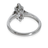 Marquise Solitaire Diamond Ring in Platinum E VVS2 1.22 CTW