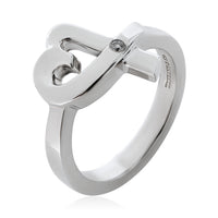 Paloma Picasso Loving Heart Ring in Sterling Silver 0.02 CTW