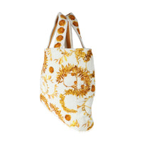 White Terry Cloth Paris-Greece Beach Tote