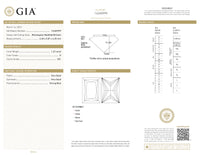 GIA Certified 1.22 Ct Princess cut D VS1 Loose Diamond