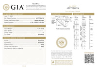 GIA Certified 0.74 Ct Round cut L I1 Loose Diamond