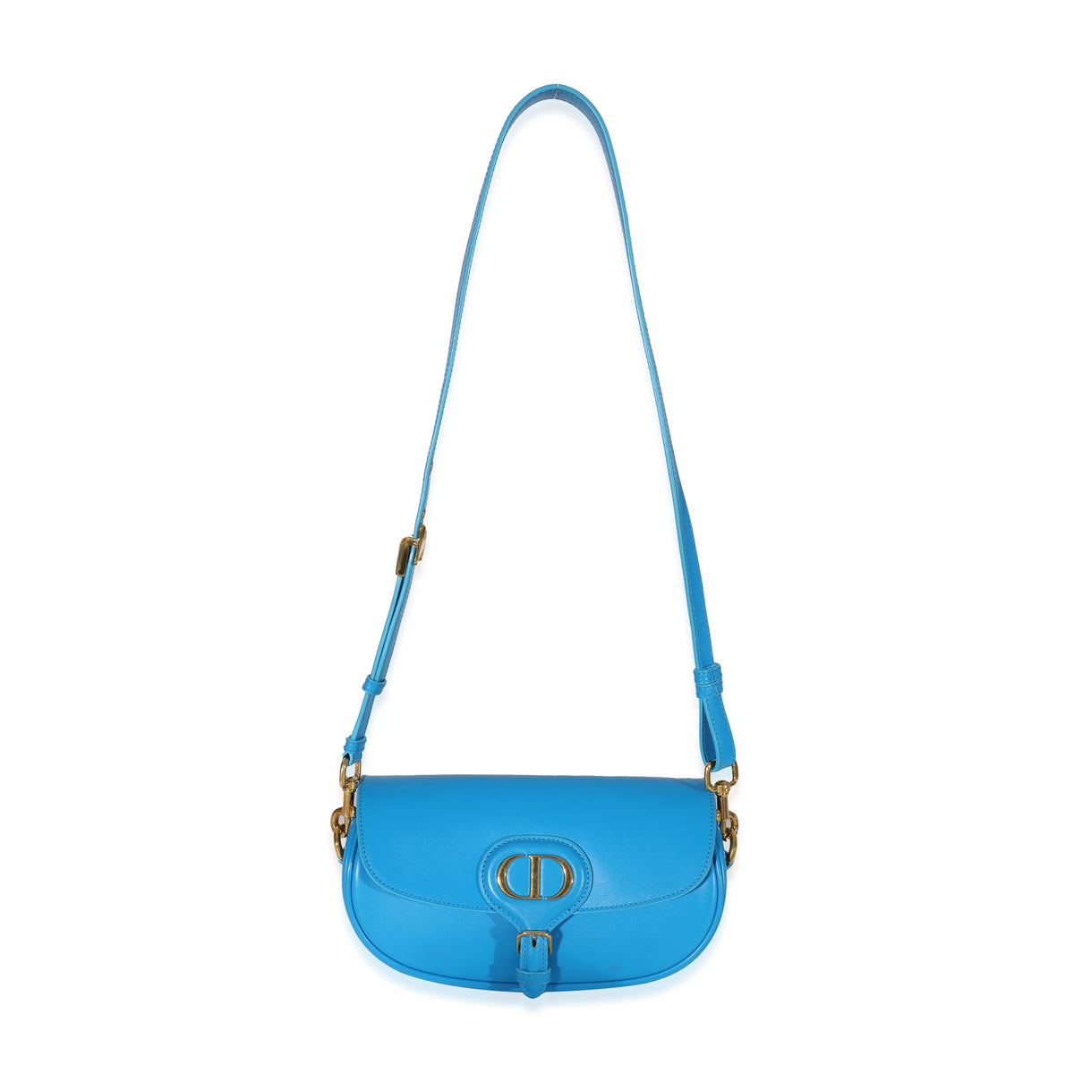 Blue Leather Bobby East West Horizon Bag