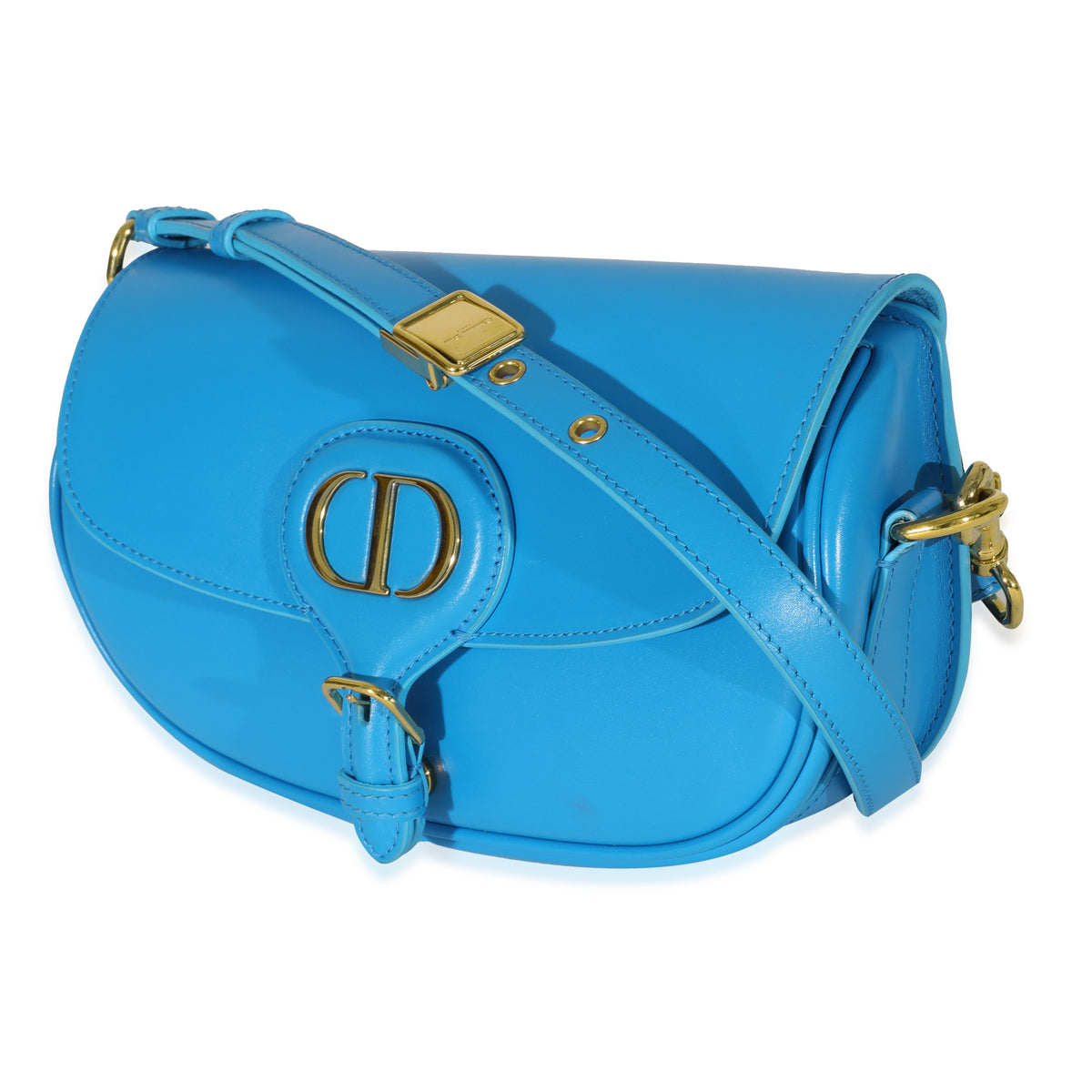 Blue Leather Bobby East West Horizon Bag