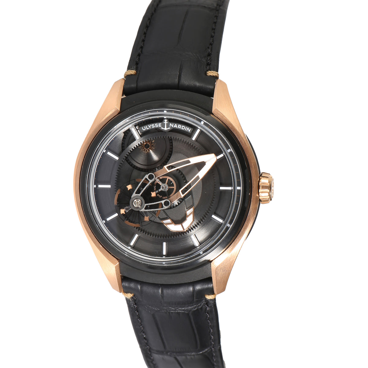 Freak X 2305-270 Mens Watch in 18kt Titanium/Rose Gold