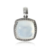 Albion Enhancer, Quartz & Mother of Pearl, Sterling Silver 0.5 CTW