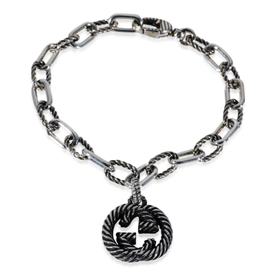 Twisted G Bracelet in  Sterling Silver