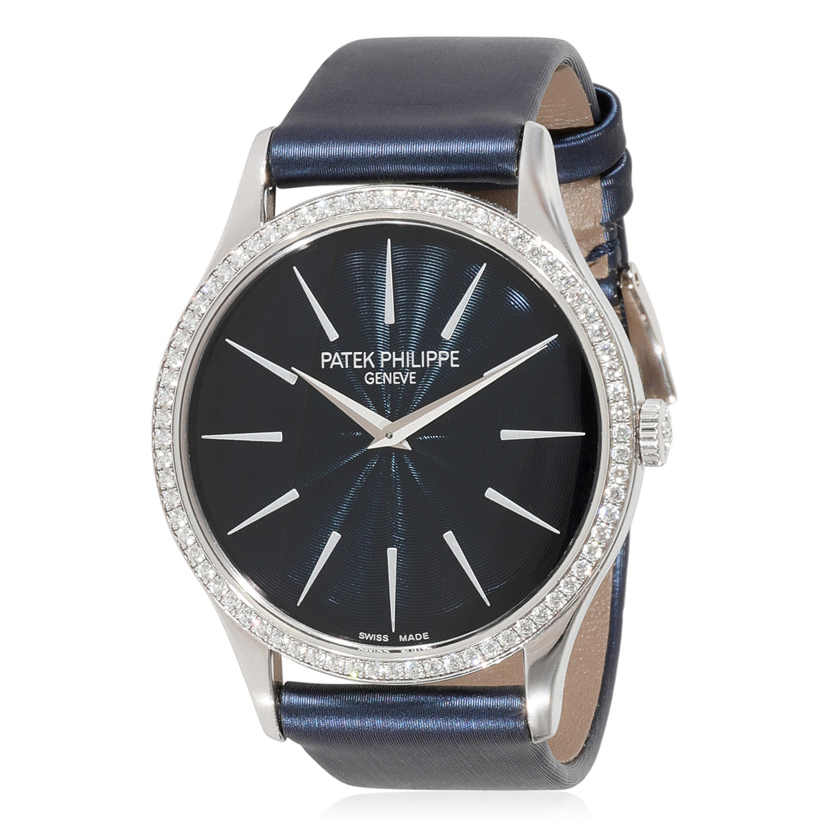 Calatrava 4897G-001 Women's Watch in 18kt White Gold