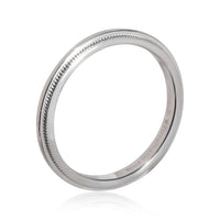 Together Milgrain Wedding Band in Platinum