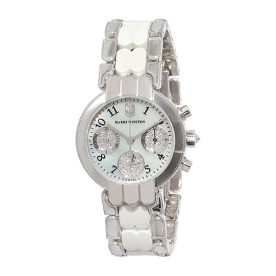 Premier Chronograph 200UCQ32W Womens Watch in 18kt White Gold