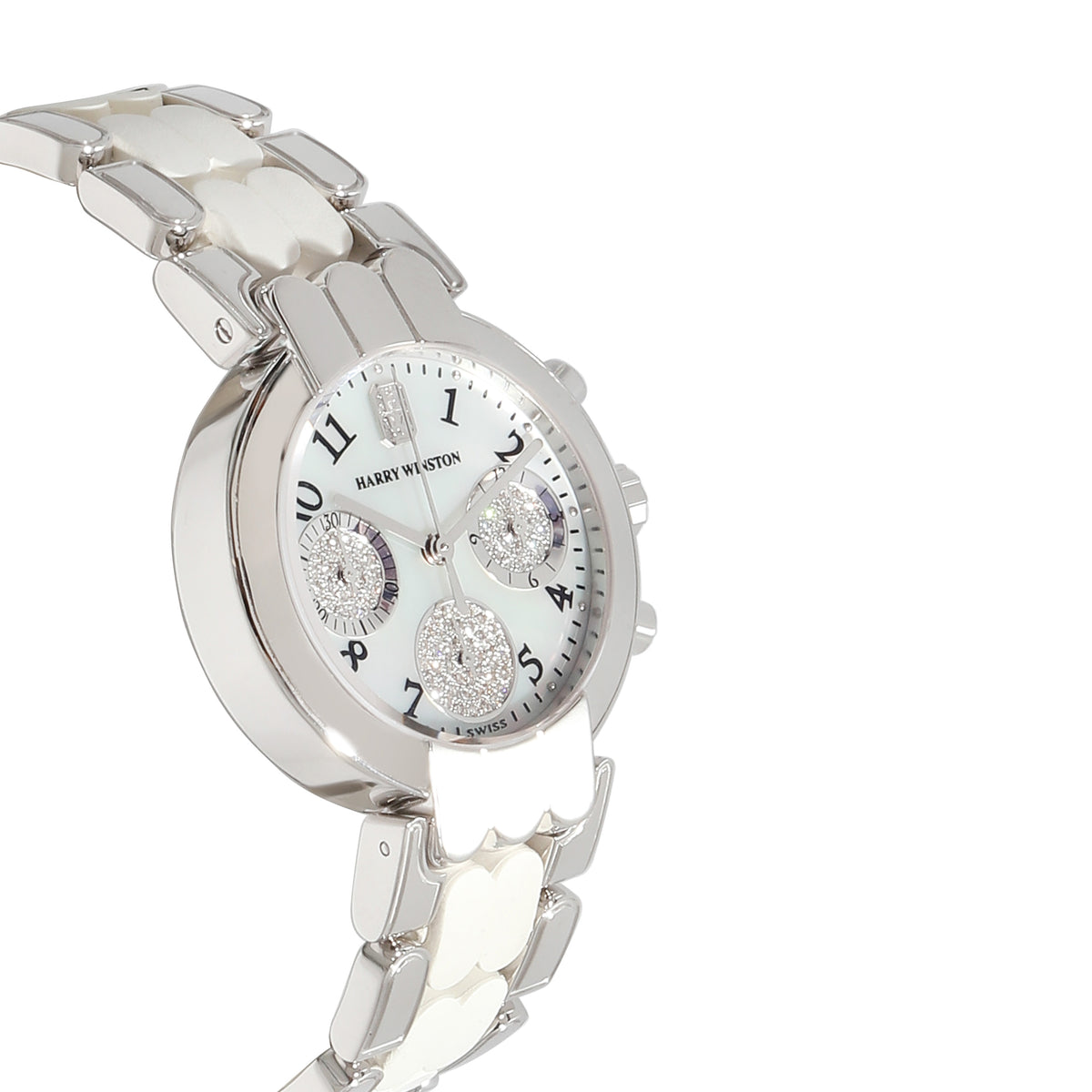 Premier Chronograph 200UCQ32W Womens Watch in 18kt White Gold