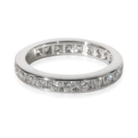 Channel Set Diamond Eternity Band in Platinum 1.00 CTW