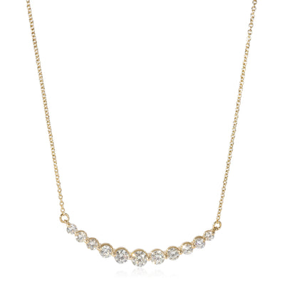 Diamond Smile Necklace in 14K Yellow Gold (1.00 CTW G-H/SI)