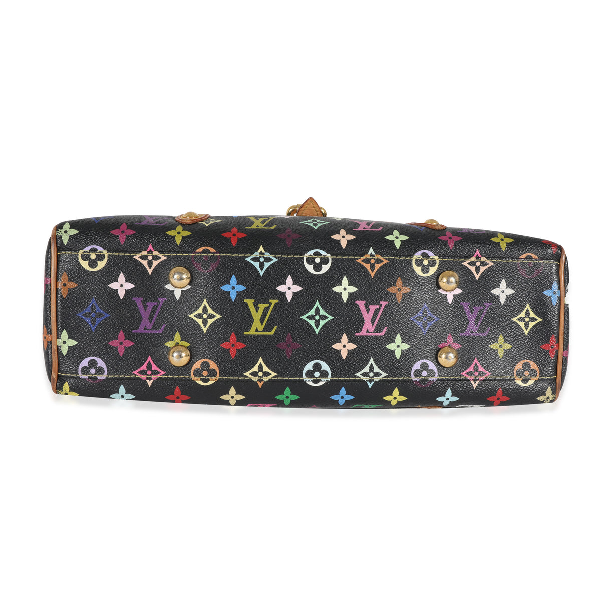 x Takashi Murakami Black Monogram Multicolore Aurelia MM