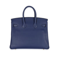 Taurillon Novillo Verso Bleu Saphir Gris Mouette Birkin 25 GHW