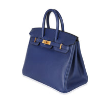 Taurillon Novillo Verso Bleu Saphir Gris Mouette Birkin 25 GHW