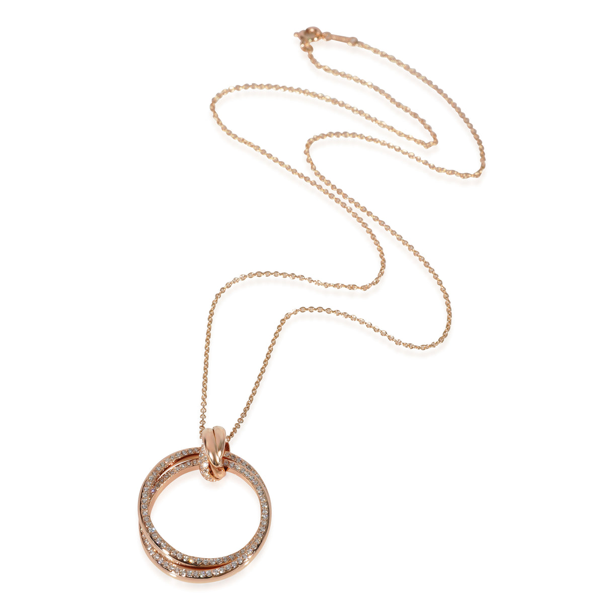 Paloma Picasso Diamond Melody Pendant in 18k Rose Gold 0.40 CTW