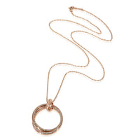 Paloma Picasso Diamond Melody Pendant in 18k Rose Gold 0.40 CTW