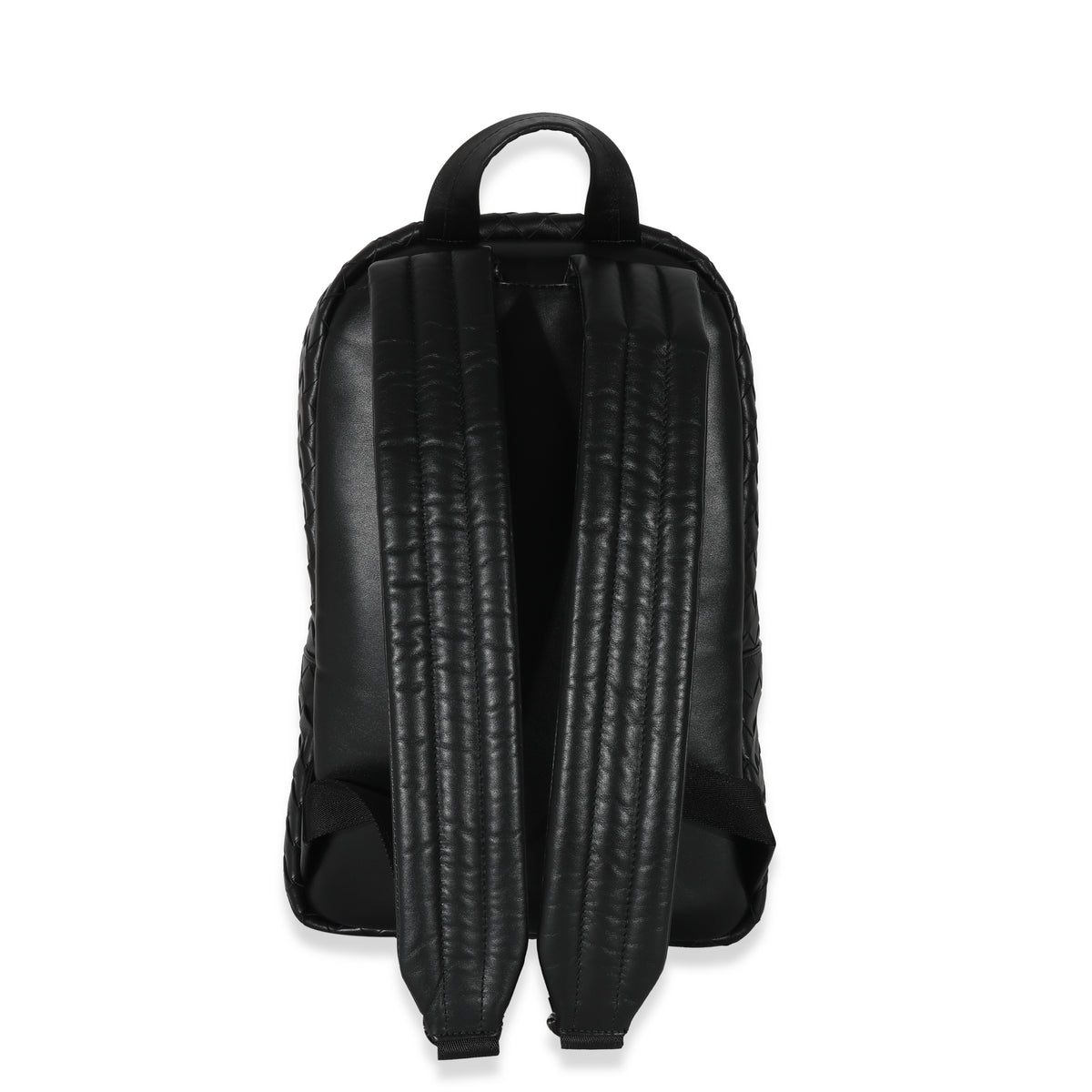Black Calfskin Small Intrecciato Backpack
